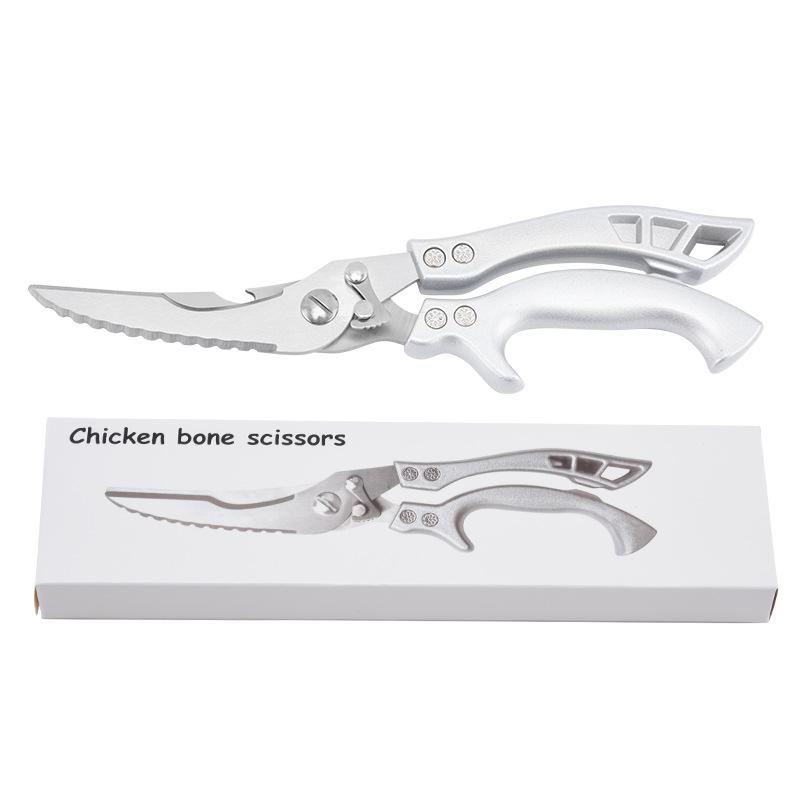Stainless Steel Multifunctional Kitchen Scissors with Aluminum Handle
