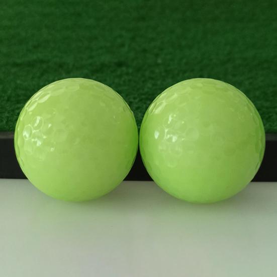 Golf Ball Fluorescent Automatic Light Absorption Wear-resistant Good Elasticity High-Strength Best Hitting Environmentally Friendly Glow in The Dark
