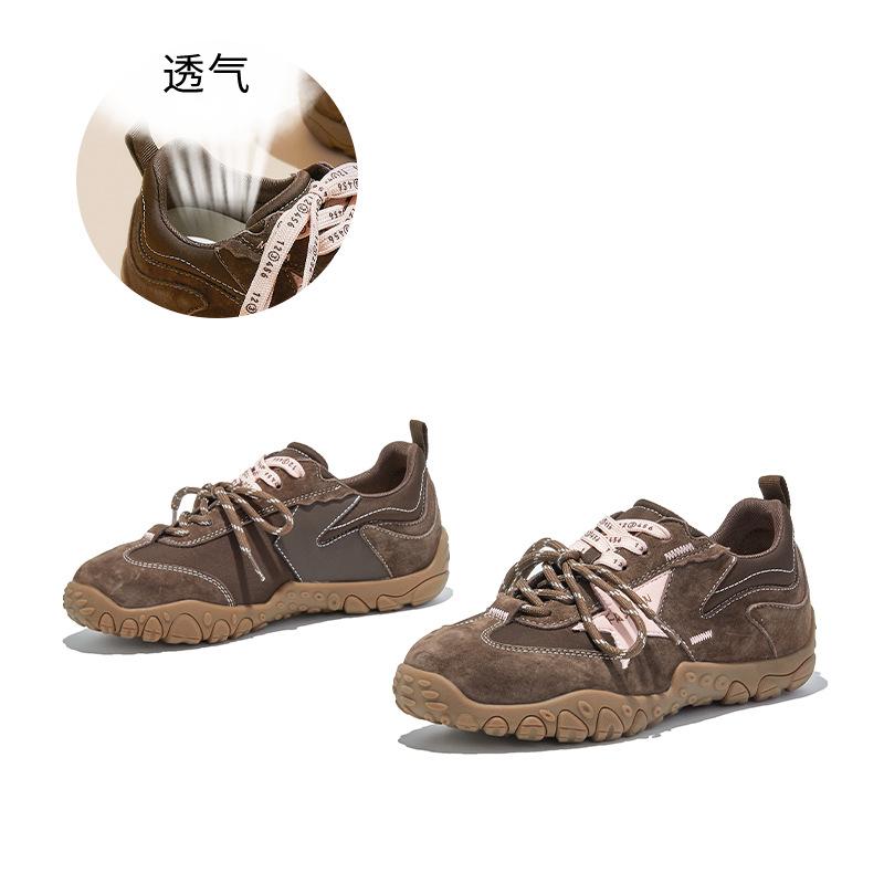Inner Height Increase of 4.5cm Leather Women's Autumn Versatile Sports Women's Shoes New Casual