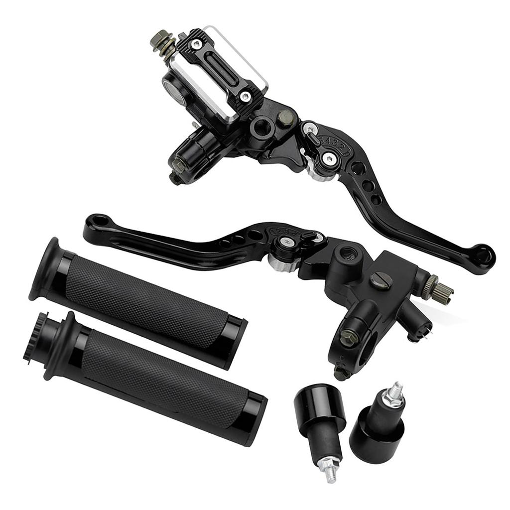 Motorcycle 7 8   22mm Handlebar Brake Master Cylinder Clutch Lever Left & Right Set Universal Fit for Scooters Sports