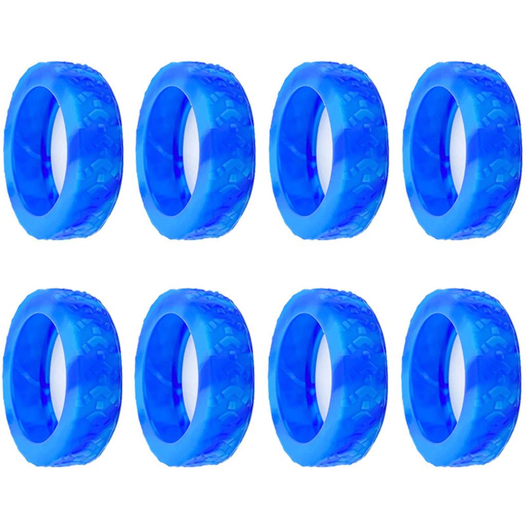 8pcs Silicone Luggage Cover Protectors Keep Your Suitcases Wheels Safe Easy to install