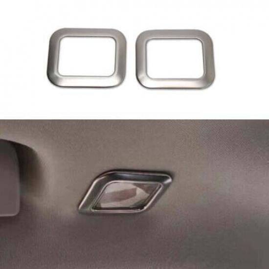 For Ford Focus ST RS -21 Silver Titanium Rear Reading Light Cover Trim 2pcs