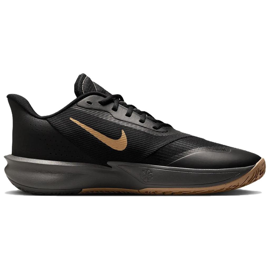 Nike Precision 7 Men Black Parachute Beige Iron Grey Metallic Gold FN4322-006