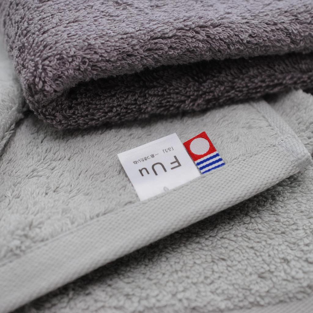 oruta Imabari Towel Certified FUu (Japanese-made) Soft, Absorbent, Hotel-Style, Thick 100% Cotton Bath Towel and Face Towel Set (Set of 3 Face