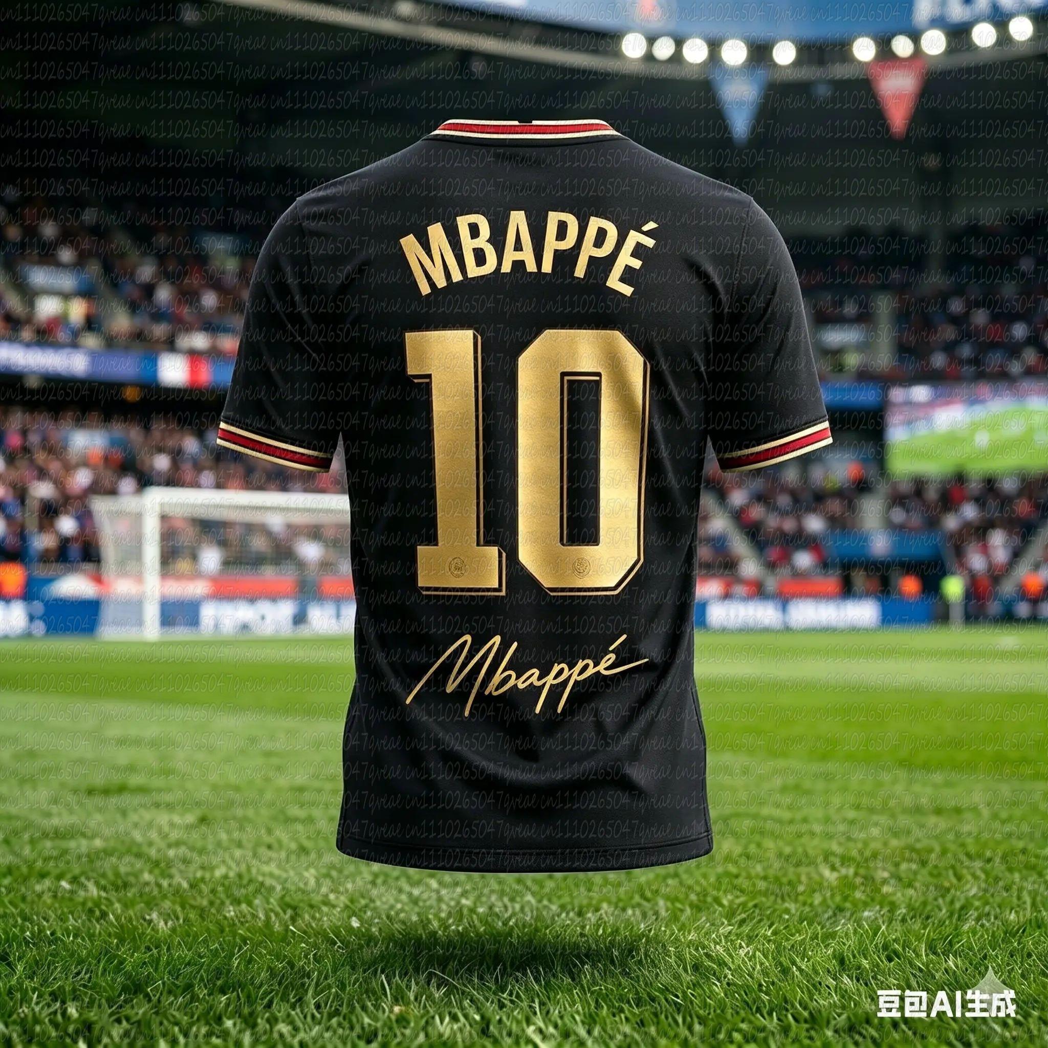 2026 Unisex Mbappe #10 Futbola T