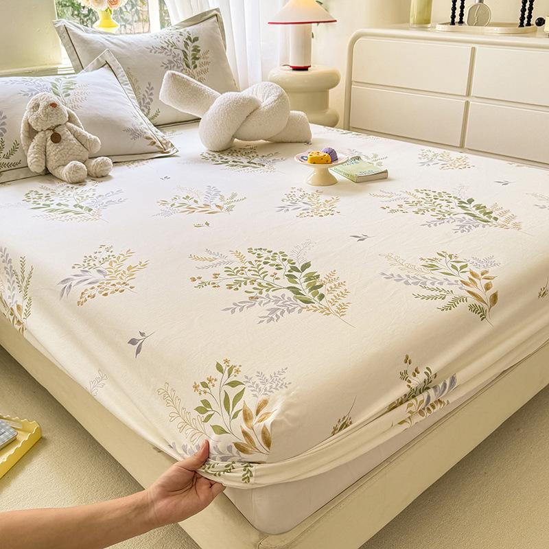 100% cotton Class A maternal and infant grade pure cotton abraded mattress single-piece bedspread Simmons mattress cover protective cover