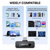 Boya V20 Wireless Lapel Microphone with USB-C for iPhone 16/15 and Android, 50m Transmission Distance, All-in-One Noise Reduction, 9H Battery Life, an