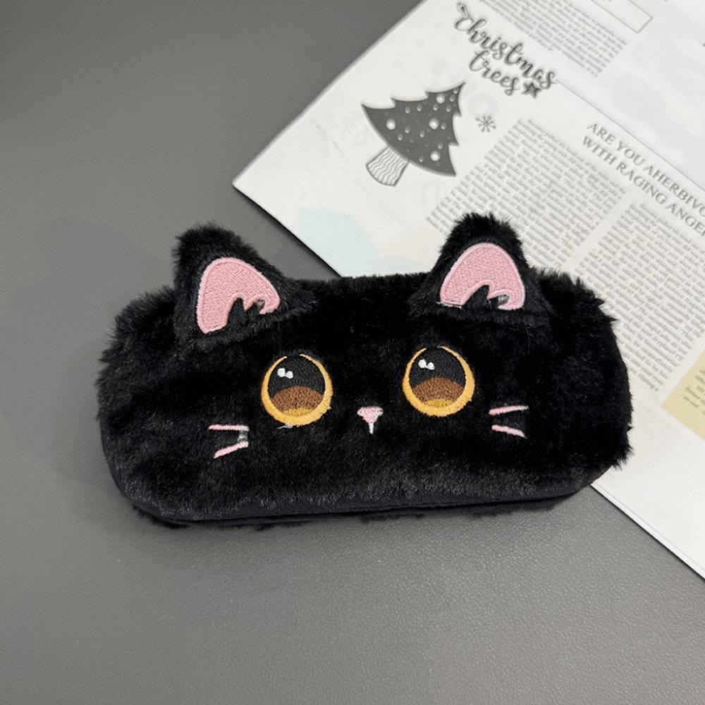Plush Glasses Case Hard Shell Sunglasses Holder Portable Eyeglass Case