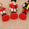 3/4/5Pcs Colorful Soldier Puppet Pendant Painted Nutcracker Doll Nutcracker Puppet  Desktop Decor