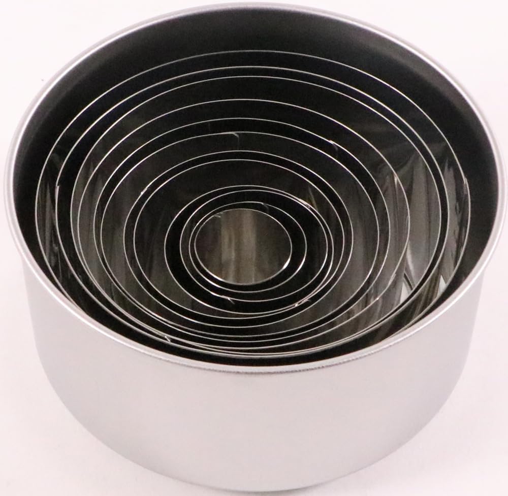 Kanda KD Stainless Steel Made In for Commercial and Home Japanese and Bento Boxes Cutter, Japan, Tsubame-Sanjo, Round, Use, Cuisine, Confectionery,