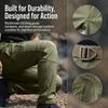 Men Pants Multi Pocket Breathable Outdoor Hiking Fishing Construction Work Trousers for Daily Use