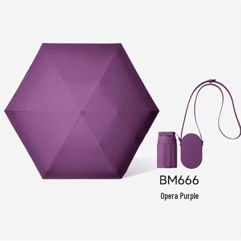 Beneunder BM666 5-Fold Flat Sun/Rain Umbrella