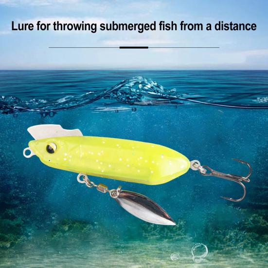 7.5CM/20G Sinking VIB Hard Lure with Spinner Blade Hook Long Casting Sequin Fishing Bait Saltwater Freshwater Bass Pike Fishing
