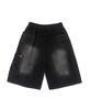 Cargo Bros Sandbrush Pocket Bermuda Denim Shorts (Black)