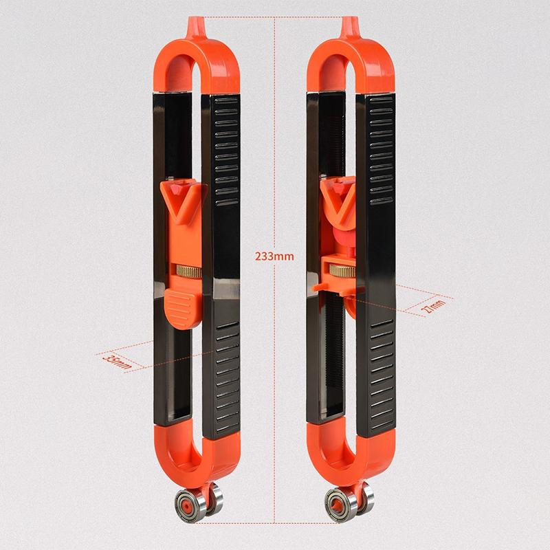 Indicator de contur neregulat Riglă de marcare a conturului Instrument de demontare Instrument de demontare Instrument de măsurare pentru prelucrarea lemnului de blocare reglabil