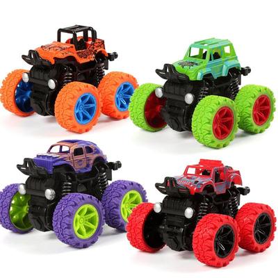 Toys Car Four-wheel Drive Off-road Vehicle Stunt Dump Car Inertia Car Boy Toy Car Pull Back Car for Children Toys Christmas Gift