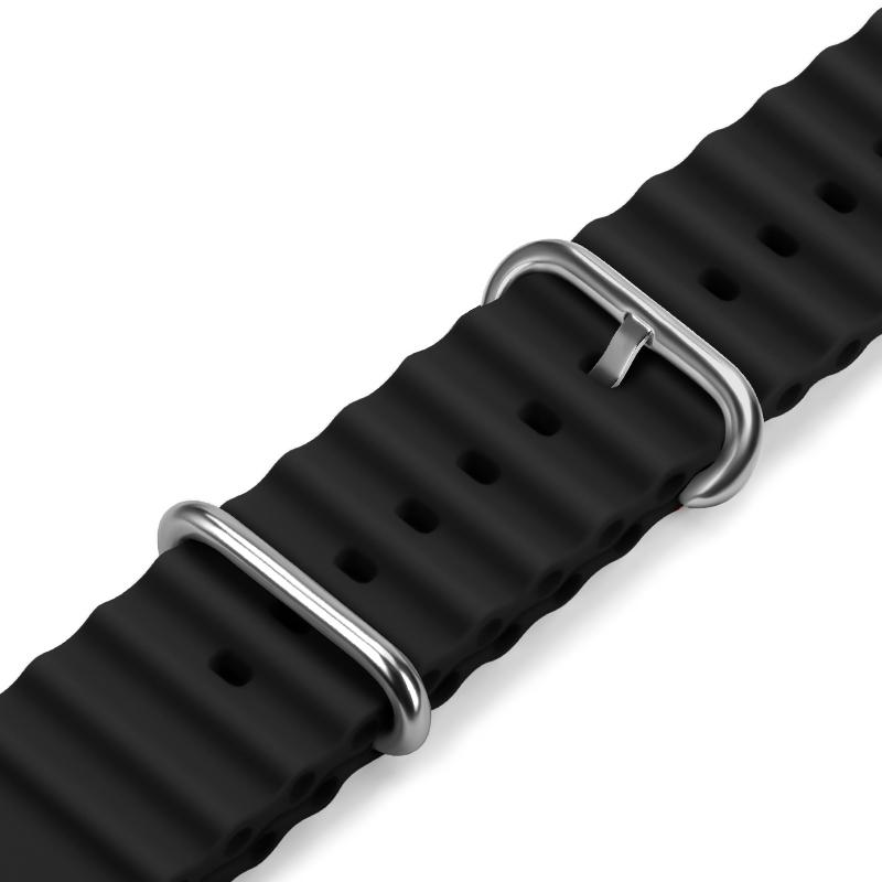 

Ocean Band For Samsung Galaxy Watch ultra Strap 47 mm sport Silicone Bracelet correa belt for Samsung Galaxy Watch 7 Ultra 47mm galaxy watch ultra чорний