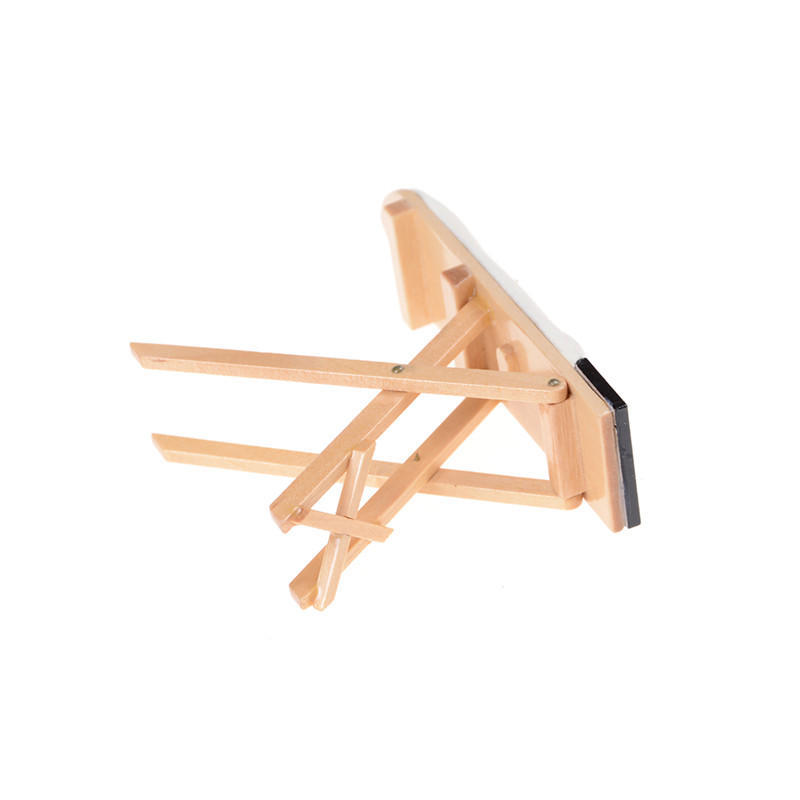 1Zestaw 1:12 Skala Domek dla lalek Miniatura Żelazko Z Deską Do Prasowania Zestaw Do Udawania Zabawy