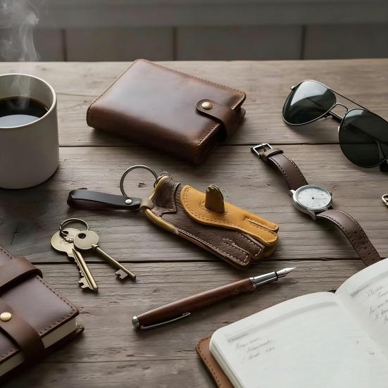 Mini Falconry Glove Keyring Men Faux Leather Tiny Glove Finger Miniature Falcon Perch Gift for Bird Handlers Falconry Lovers