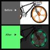 20pcs Decorative Stripe Decal Sticker Vehicle Tire Rims Night Safety Warning Sticker Car Wheel Hub Reflective Sticker