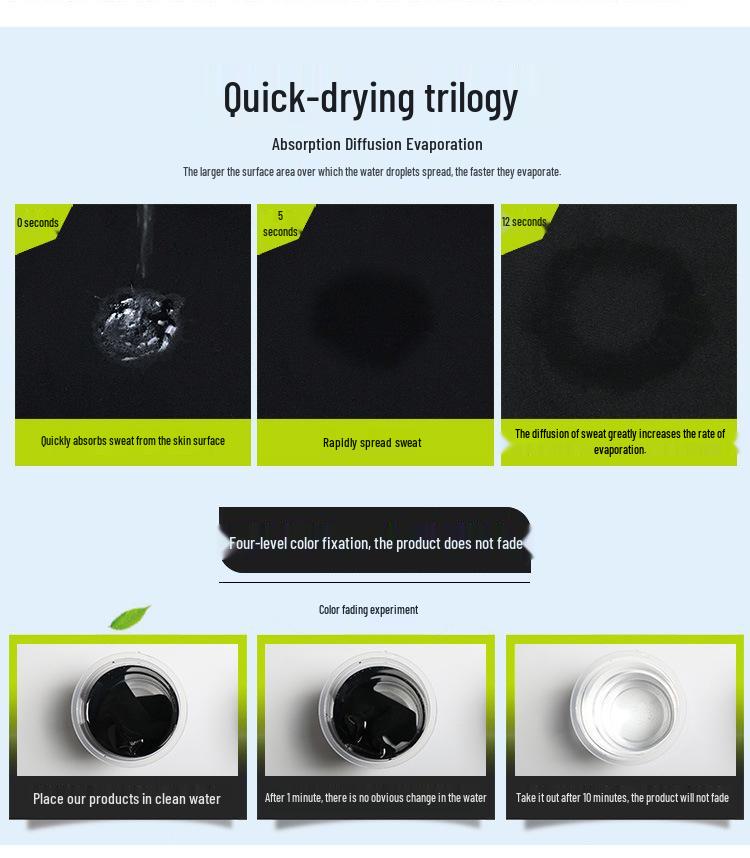 Herren Schnelltrocknende Elastische Fitness-Tights