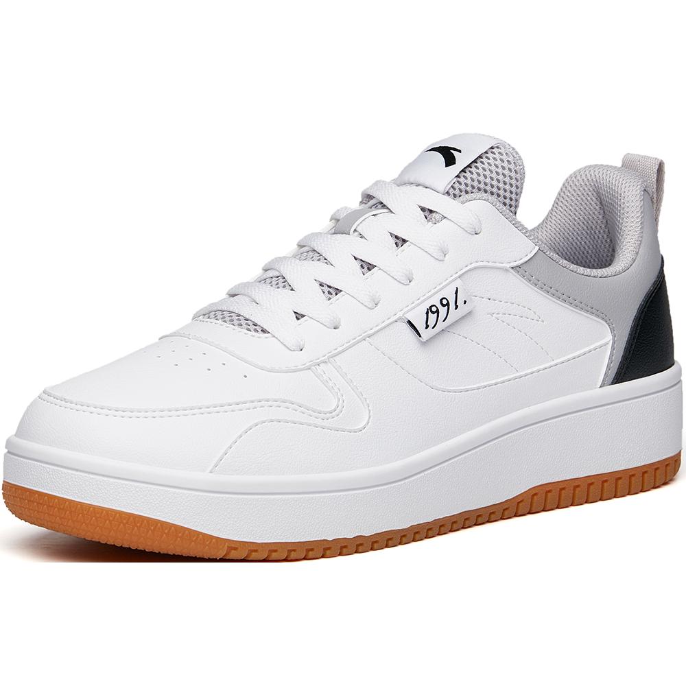 Anta Life Collection Synthetic Leather Thermal Slip Resistant Cushioning Abrasion Resistant Support Low top 912138012-2