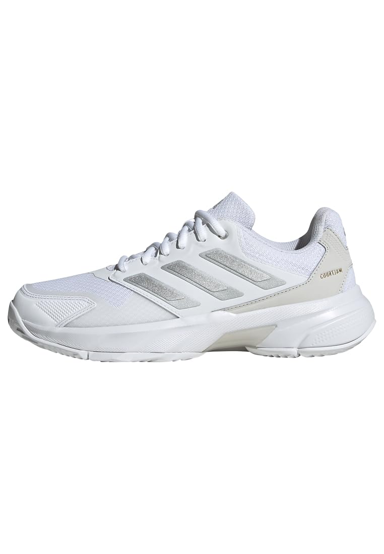 

Кроссовки для тенниса Court Jam Control 3 Tennis MCN13 Footwear One cm [Adidas] женские белые/серебристые металлик/серые (ID2457) 25,0