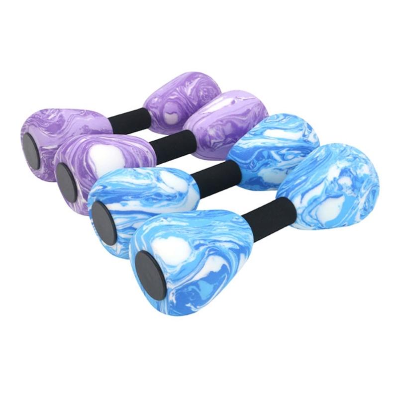 1 Paar Wasserschaum Hanteln Leichtgewichtige Aquatische Übungshanteln Wasserfitness Übungsgeräte für Erwachsene, Kinder