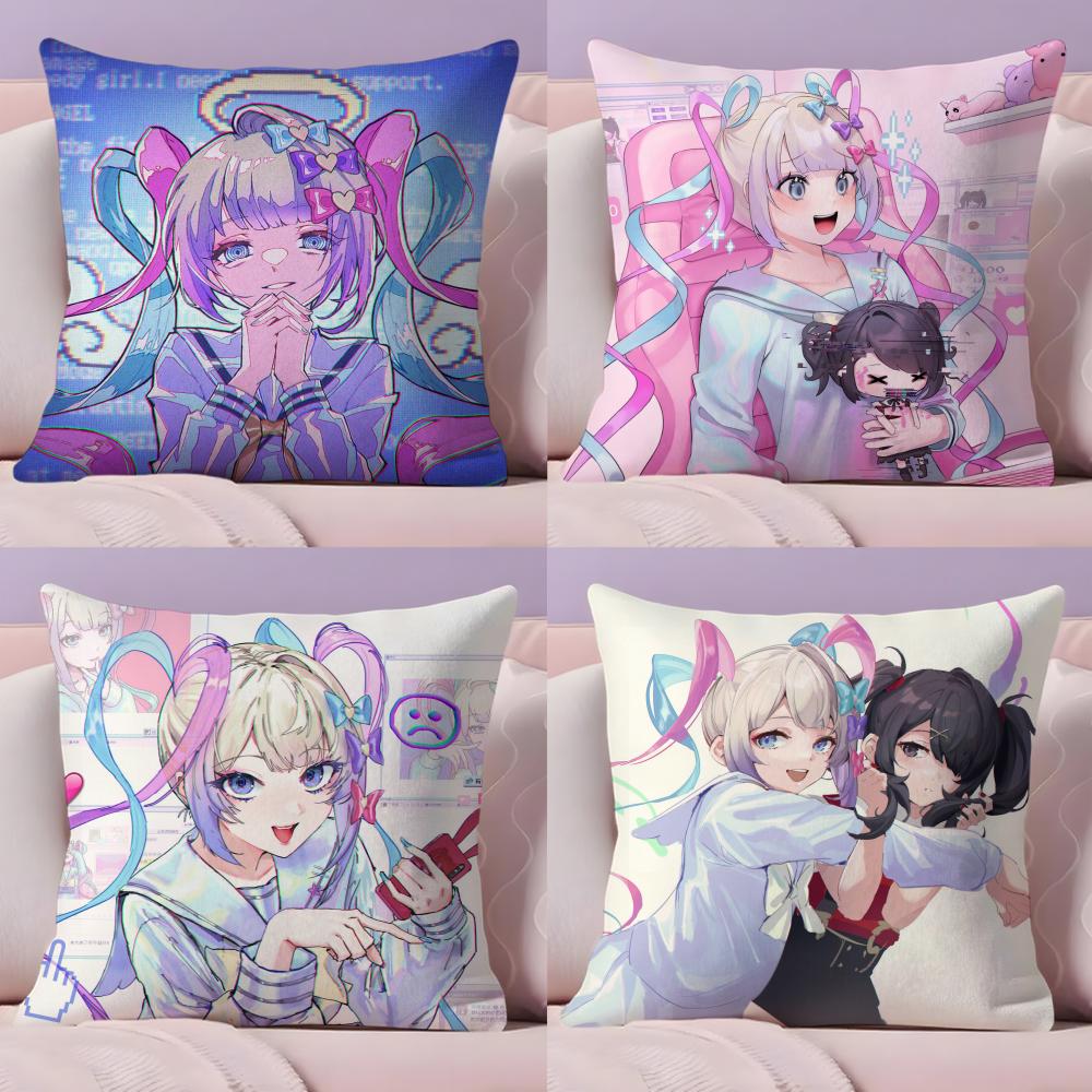 N-Needy Girl Overdoses Game Cushion Cover Plush Fabric Soft Double-Sided Printed Sofa Warm Winter Home Gift Pillow Cover