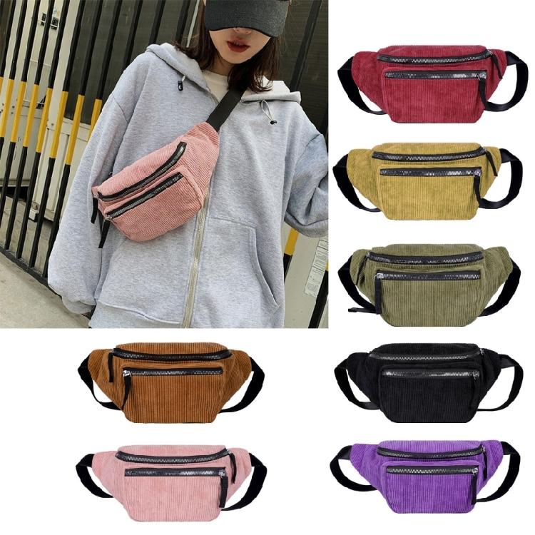 Crossbody Fannys Pack with Zipper Pockets,Belt Bag Fannys Pack Crossbody Bags for Women Everywhere Belt Bag Bum Bag