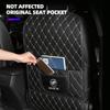 PU Leather Car Seat Back Protector Pad For Buick Century Excelle XT Envision Excelle GT Verano Regal Park Avenue Envista GL8 GL6
