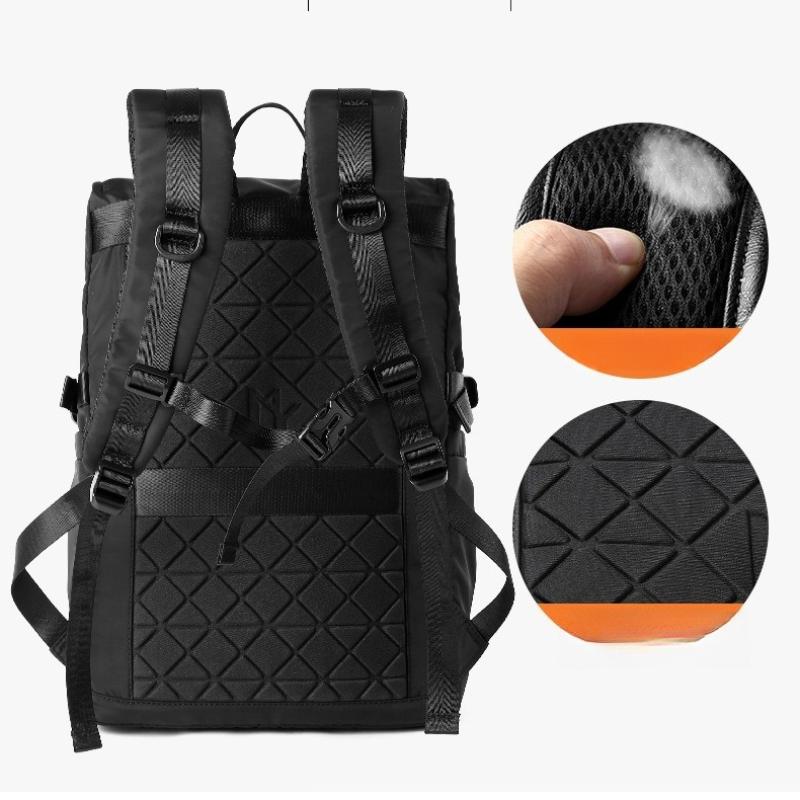 Large Backpack Fashion Man Schoolbag 17in Travel Backpacks Oxford Cloth Male Laptop Rucksack Sport Student Bagpack 20-35L