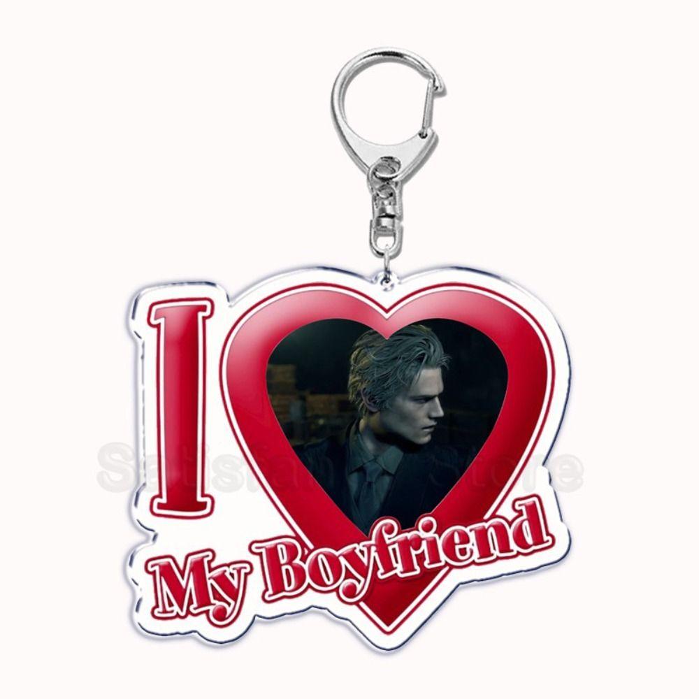 Oppenheimer I Love My Boyfriend Keyring Red Heart Red Heart Key Ring Couple