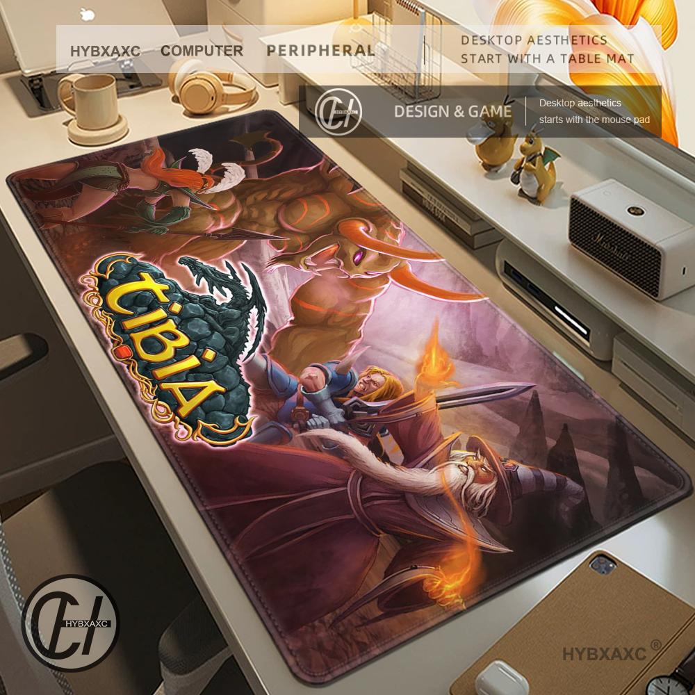 MMORPG Tibia Large Gaming Mouse Pad Computer Mousepad PC Gamer Mouse Mat Laptop Mausepad XXL Mouse Carpet Keyboard Mat Desk Pad