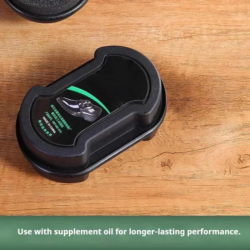 New Leather Care Polish, Colorless Cleaning Cream for Shoes & Leather Goods Sponge Shoe Wax Shoe Polish Brush Shoe Accessories