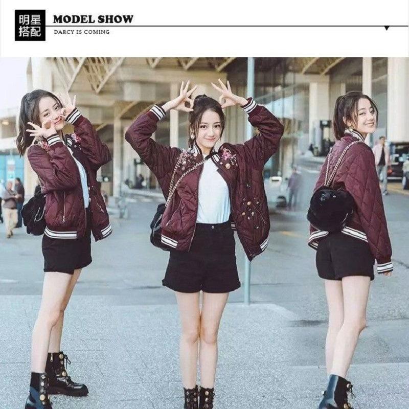 Summer Korean Women's New Curled-edge Casual Women High-waisted Shorts Jeans Women's Pants