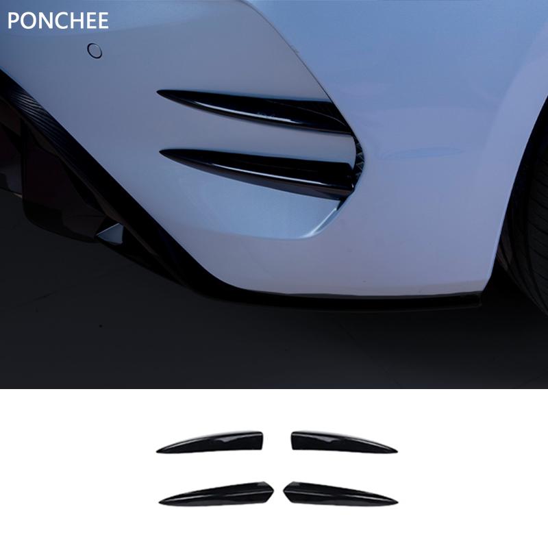 For Byd Seal Ev 2023-2024 Rear Blade Trim Rear Bars Cover Corners Car Exterior Decoration Strip Para Auto Tool Trim Modification