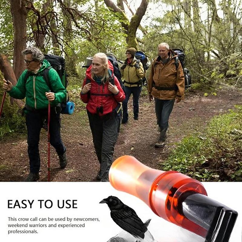 Hunting Whistle Crow Cry Animal Simulation Sound Tool Lure Outdoor Hunting Bait Whistle Accessories Bird Duck Decoy 1PC