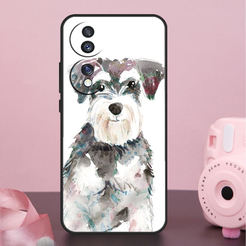 

Lovely Dogs Schnauzer Case For Honor Magic 6 Pro 5 Lite 50 70 90 Lite X7 X8 X9 X6a X7a X8a X9a X8b X9b Back Cover Honor 50