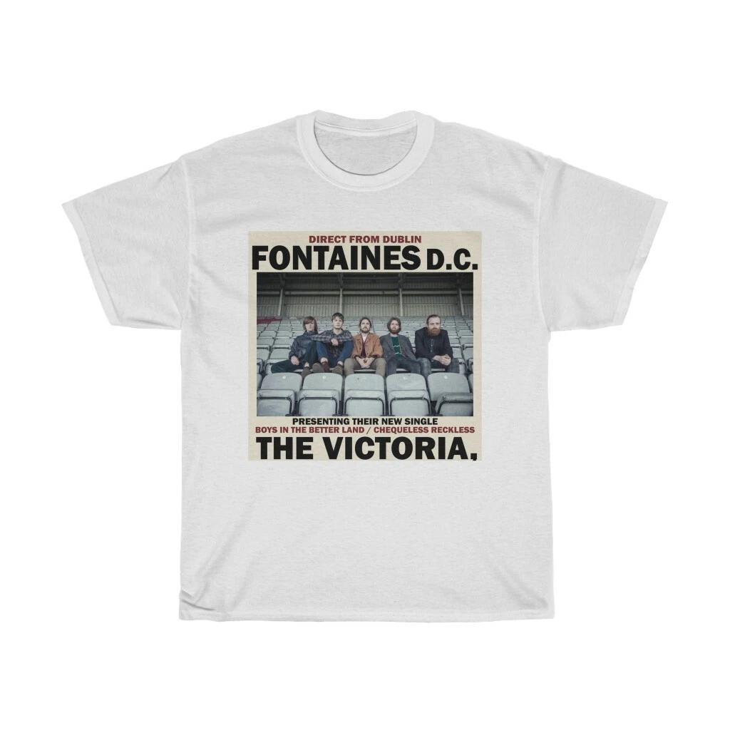 Fontaines DC INDIE Punk Rock Unisex Adult T-Shirt Unisex Heavy Cotton Tee 3XL