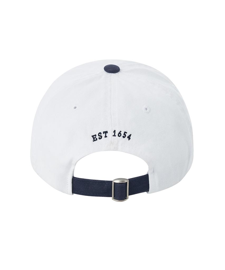 Oteumilkape Lettering Ball Cap - White/Navy