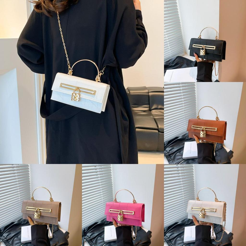 Vintage Single Shoulder Bag With Pu Material For Womens Daily Use