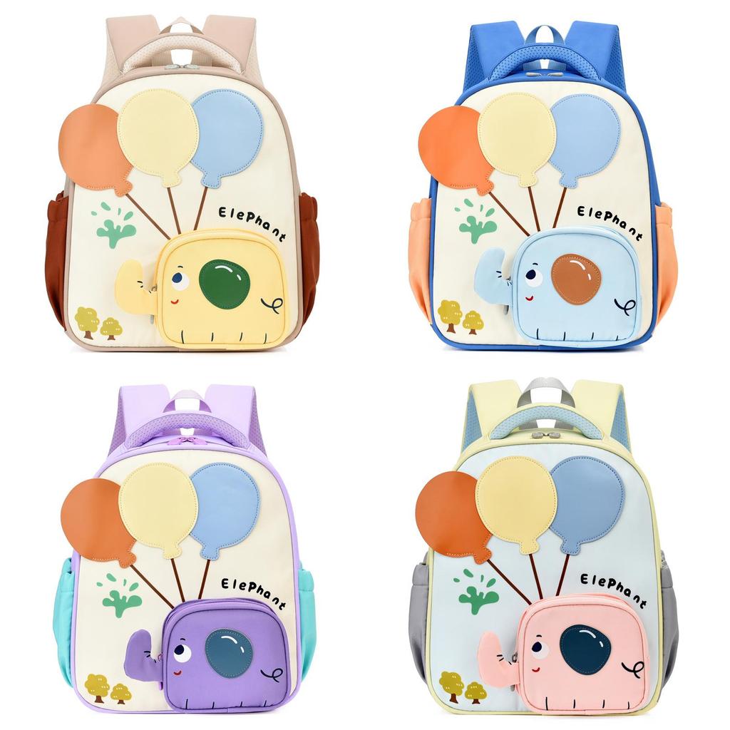 Childrens Cartoon Elephant Backpack With Breathable Oxford Fabric For Kindergarten And Elementary School