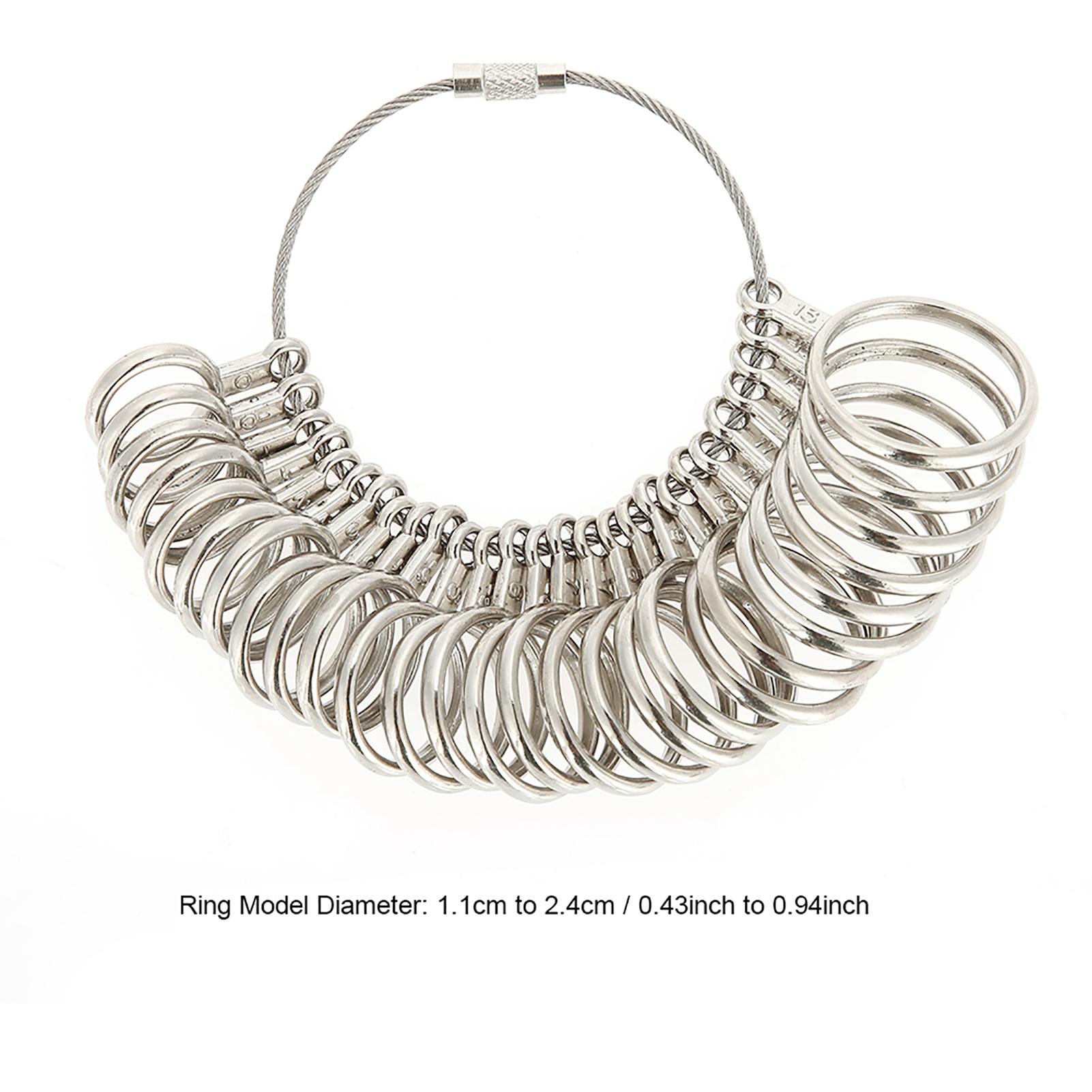 

Jewelry Tools Rubber Hammer Ring Measure Stick Enlarger Mandrel Model Sets (Ring Model Sets)