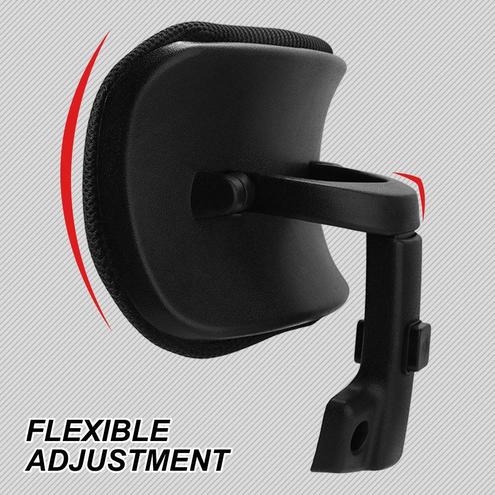 Black Computer Chair Headrest Multifunctional Plastic Lift Headrest Adjustable Comfortable Office Chair Head Pillows