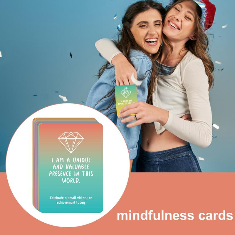 

Mindfulness Cards 50X Emotional Support Cards Mindfulness Emotional Support For Girlfriend Teens Kids Women Teenagers Adults CHINA