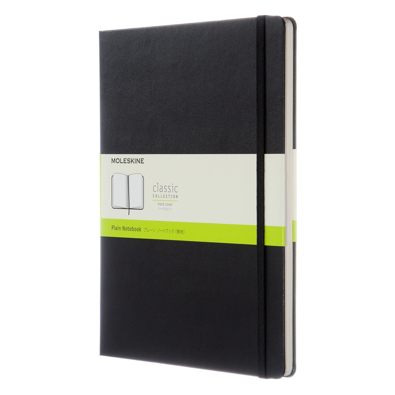 

Moleskine Notebook Classic Hard Plain XL Black QP092