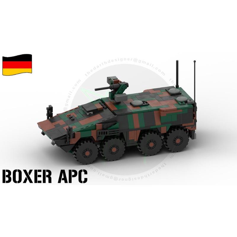Platinum Brick MOC-161767-2  Boxer Dog  8x8 APC