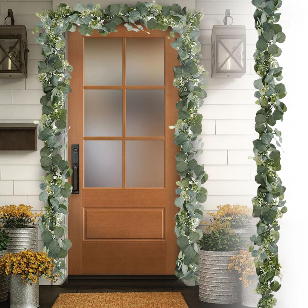 180cm Christmas Rattan Full Of Leaf Plant Rattan