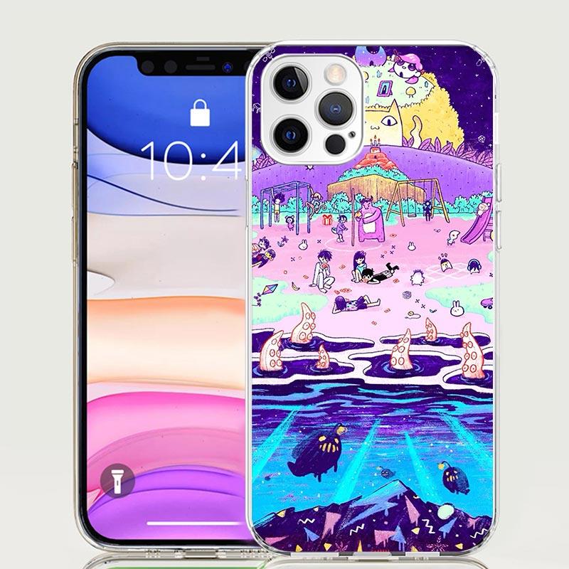 Game O-Omori Cartoon Phone Case For iPhone 17 Air 16 15 Plus 11 14 Pro Max 13 Mini 12 7 8 + SE Pattern Art Customized Cover 17 A